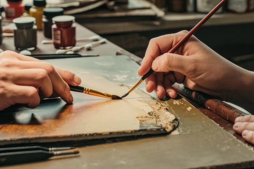 Restaurierung von Kunstwerken: Wiederherstellung und Erhaltung